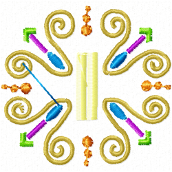 Patterns And Boards Embroidery Design 10